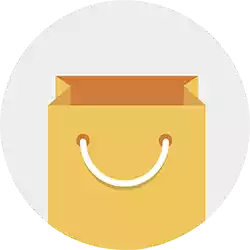 Empty shopping bag