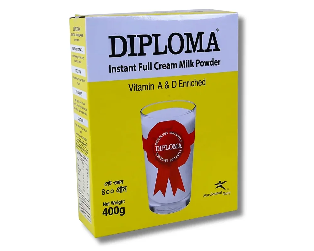 Diploma Instant Full Cream Milk Powder 400gm