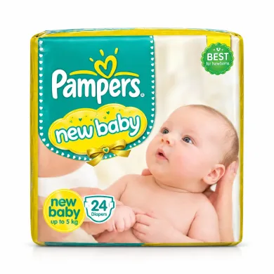 Pampers Active Belt System Baby Diapers S size (5 kg) 24 Pcs thumbnail