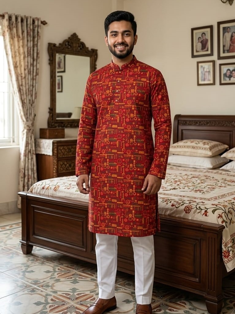Skin Print Panjabi