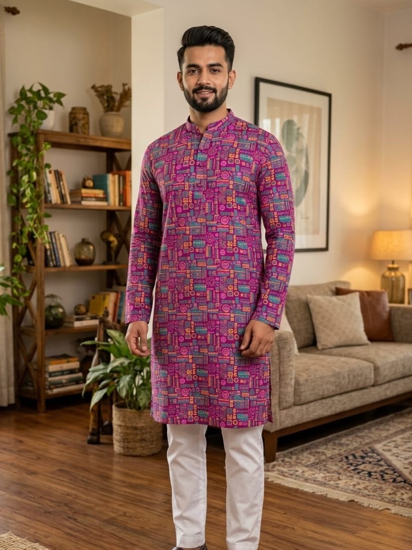 Skin Print Panjabi