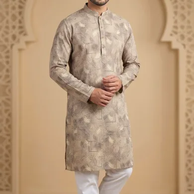 Mens Cotton luxury Punjabi thumbnail