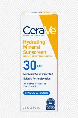 Cerave Hydrating Mineral Sunscreen SPF 30 Face Lotion 75ml thumbnail