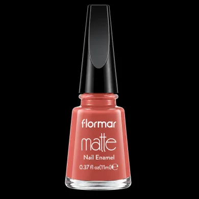 Flormar Matte Nail Enamel M60 Red Sand - 11 ml thumbnail