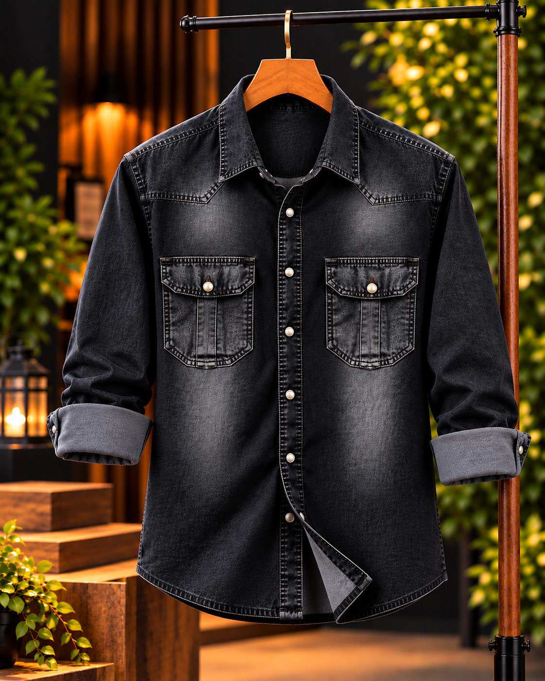 Premium Trendy Denim Shirt thumbnail